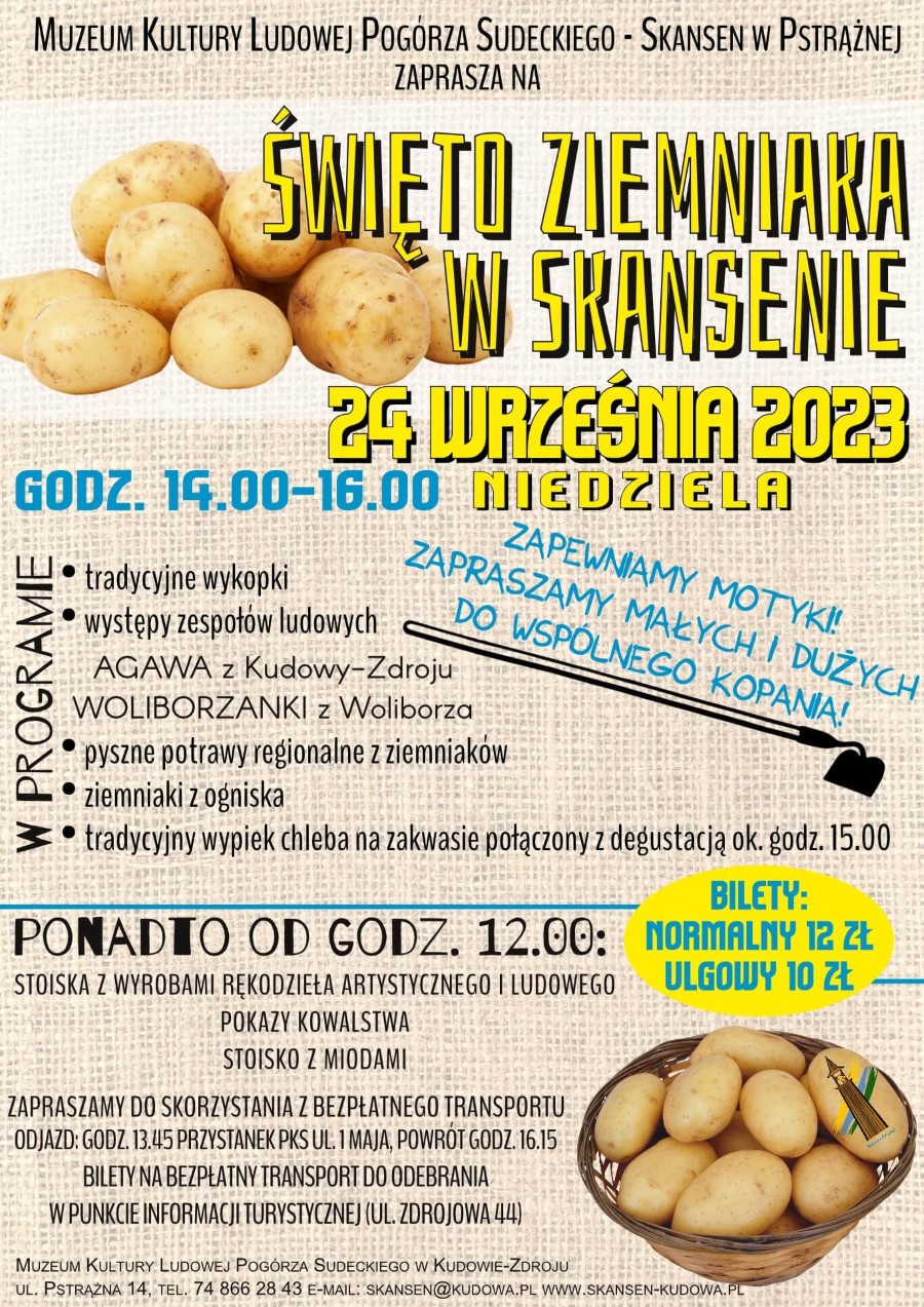 Święto Ziemniaka w Kudowie_2023_plakat
