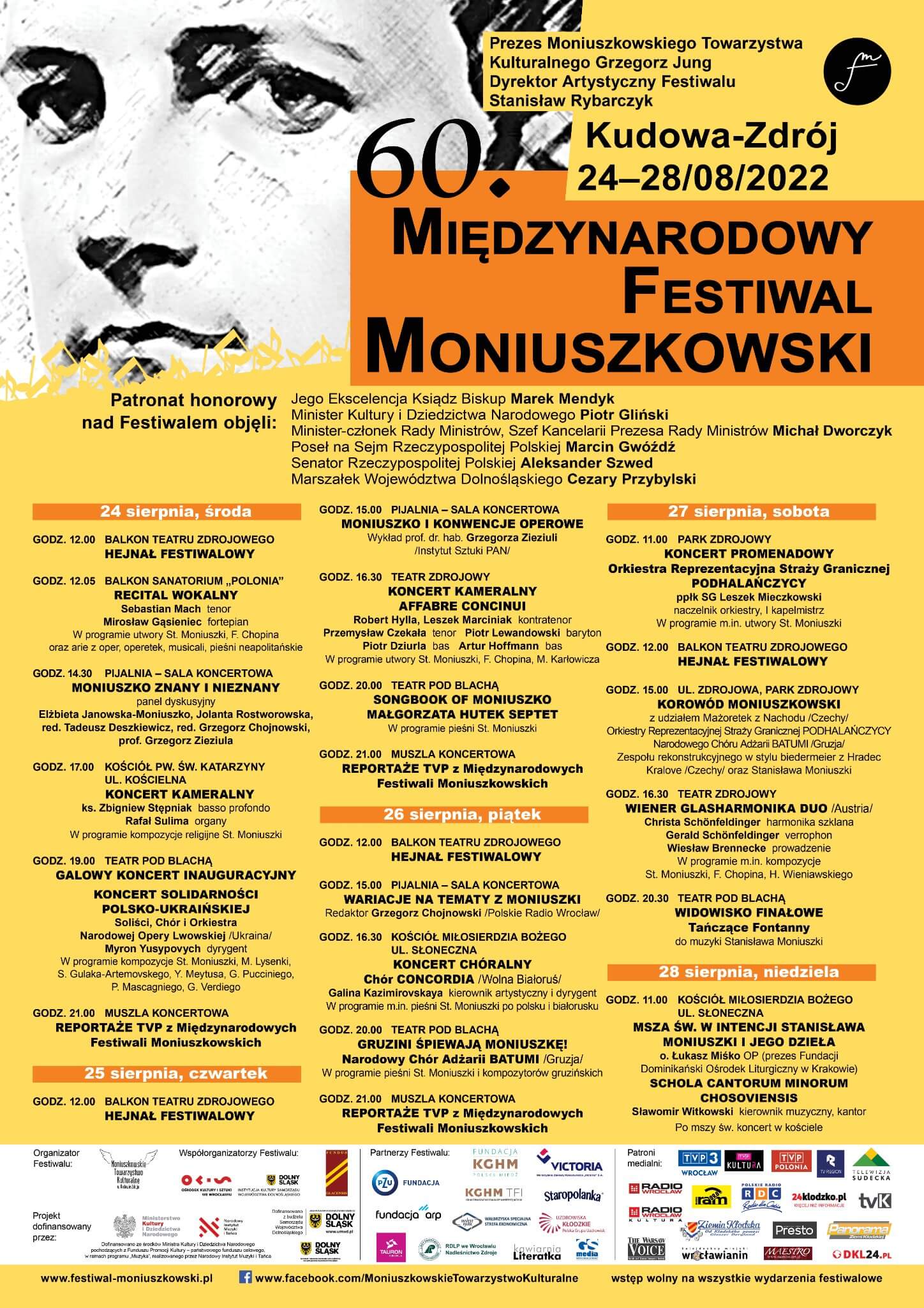 60. Międzynarodowy Festiwal Moniuszkowski_plakat